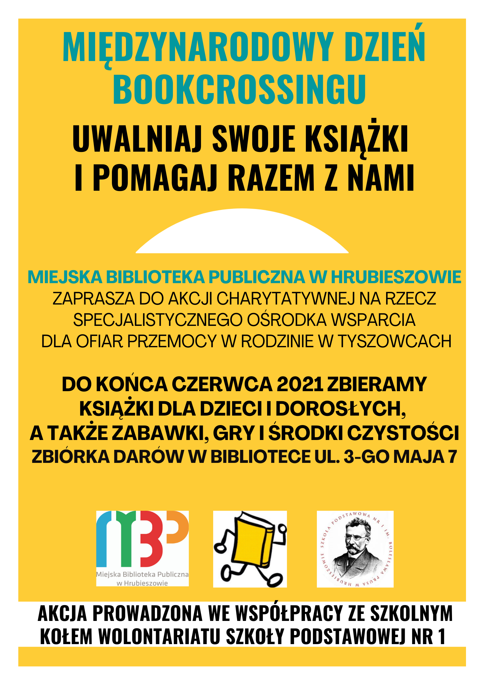 Uwolnij swoje książki i pomagaj razem z biblioteką