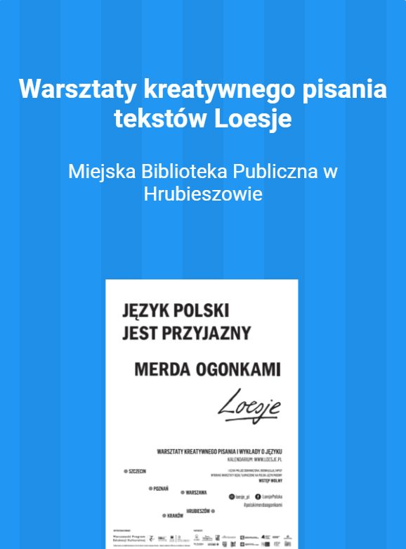 Warsztaty kreatywnego pisania tekstów Loesje
