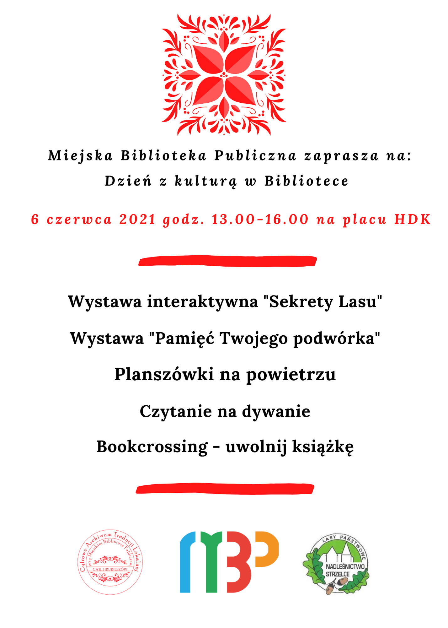 Dzień z kulturą w Bibliotece – zapraszamy