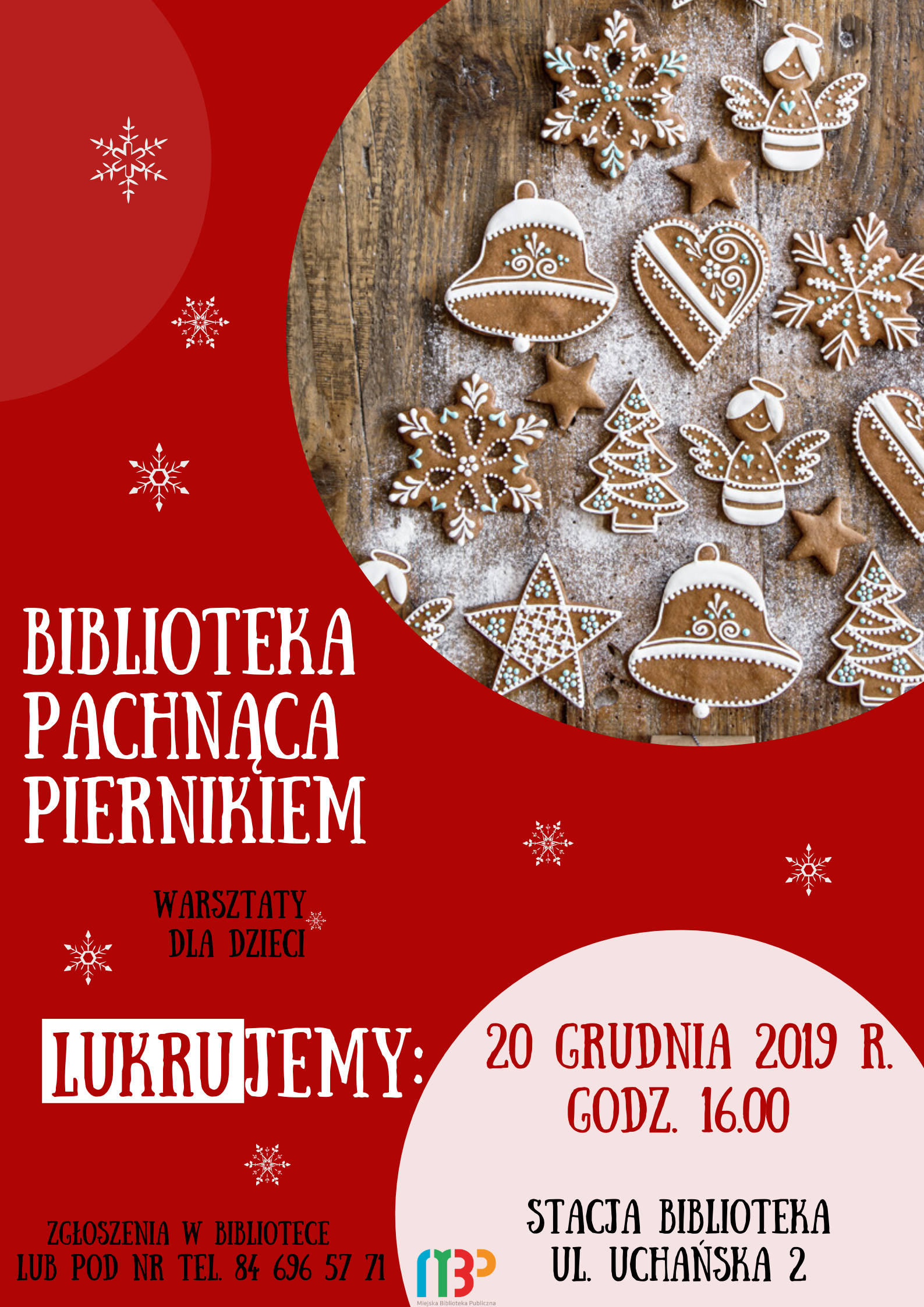 Biblioteka piernikiem pachnąca – warsztaty dla dzieci