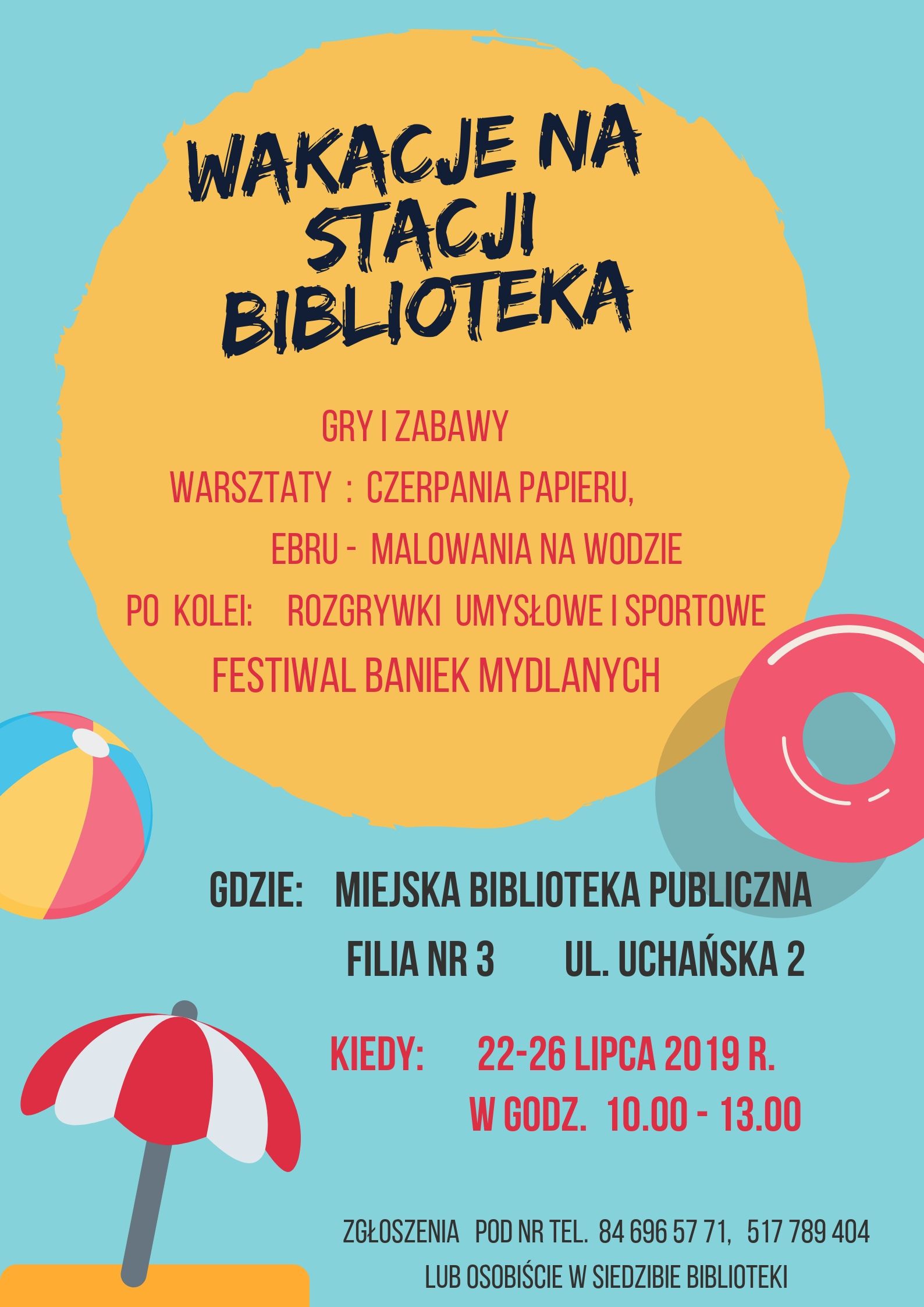 Wakacje na Stacji Biblioteka!