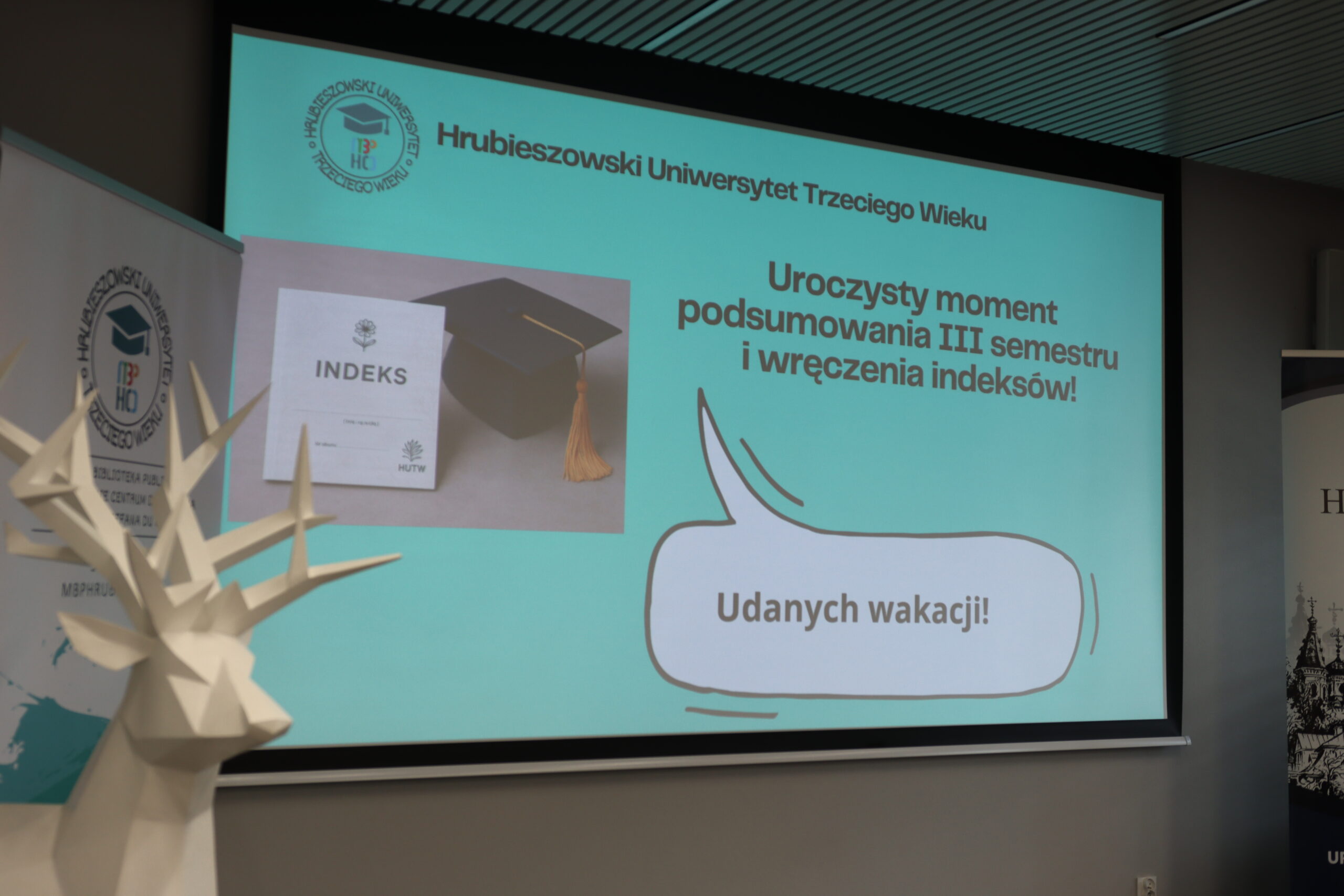 Uroczyste zakończenie III semestru Hrubieszowskiego Uniwersytetu Trzeciego Wieku