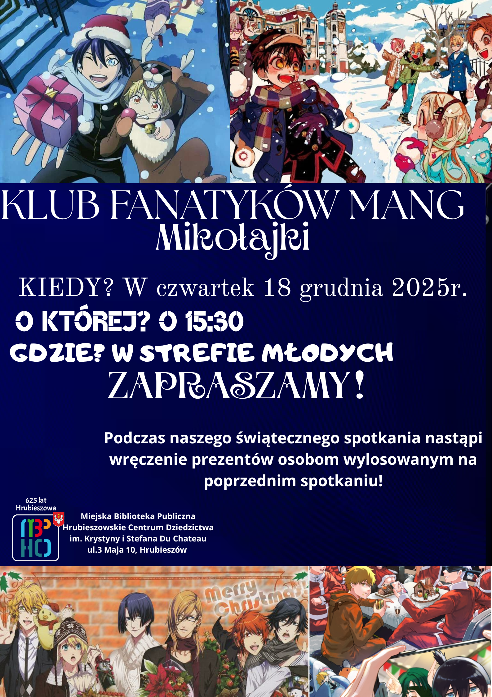 Mikołajkowe spotkanie Klubu Fanatyków Mang