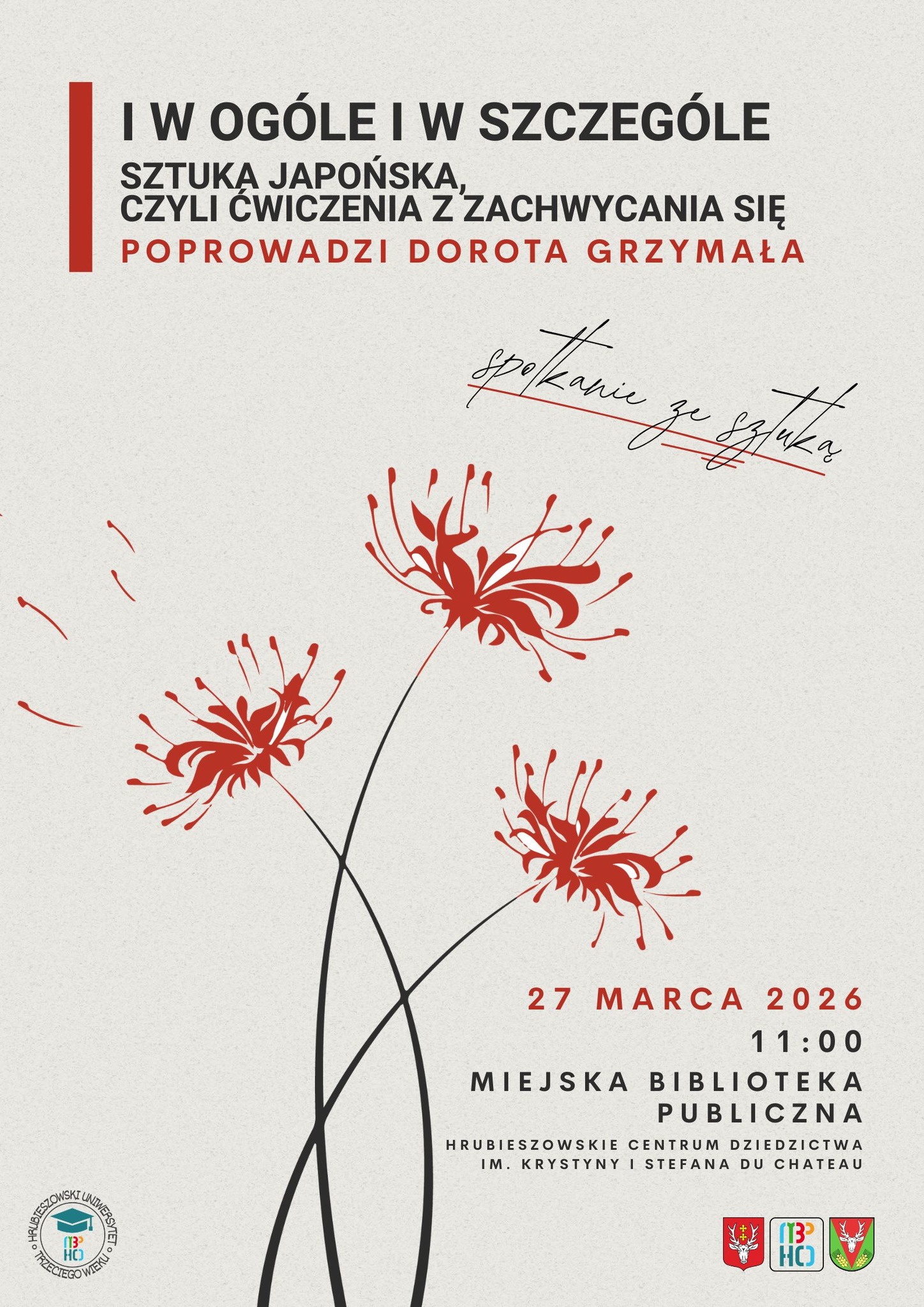 Spotkanie z Dorotą Grzymałą