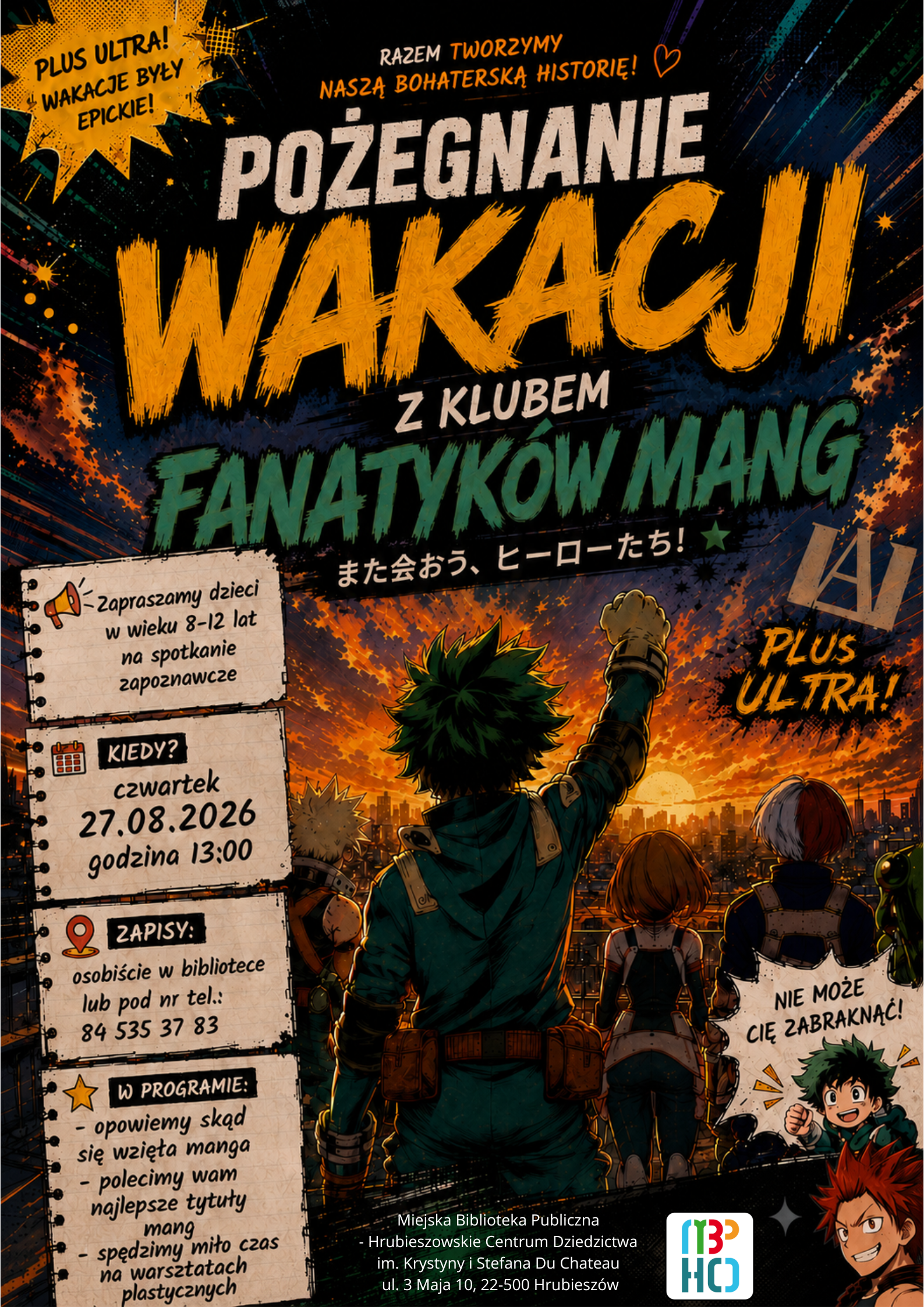 Pożegnanie wakacji z Klubem Fanatyków Mang