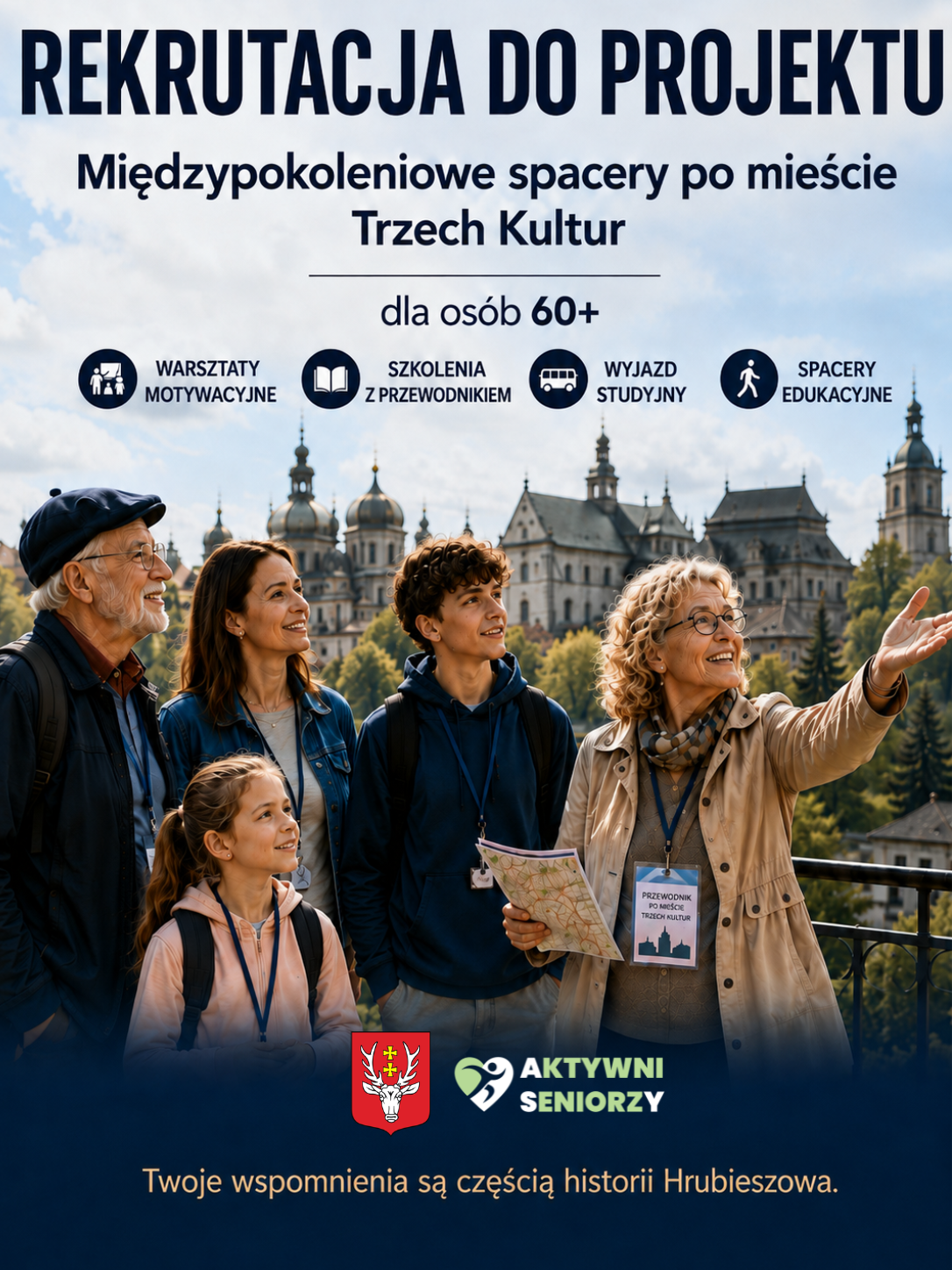 Rekrutacja do projektu „Międzypokoleniowe spacery po mieście Trzech Kultur”