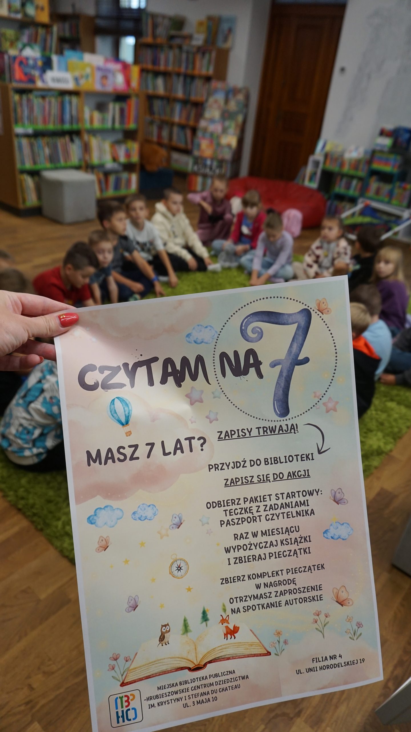 Rozpoczynamy 6. edycję akcji „CZYTAM NA 7”! Wyprawki czytelnicze czekają na pierwszaki!
