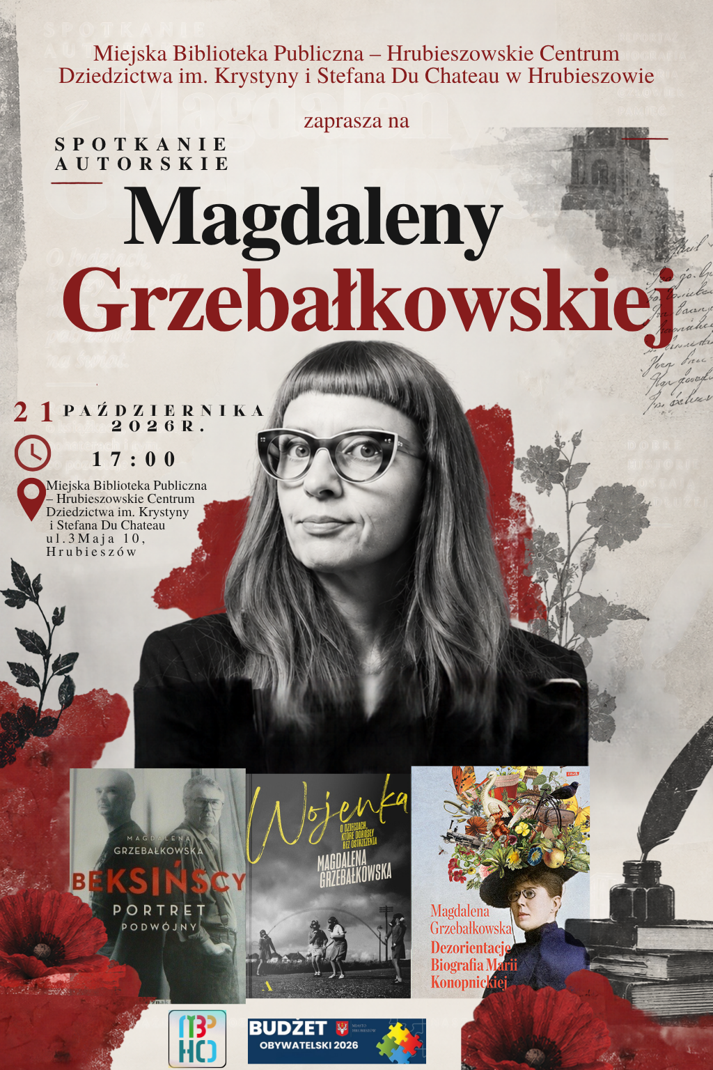 Spotkanie autorskie Magdaleny Grzebałkowskiej